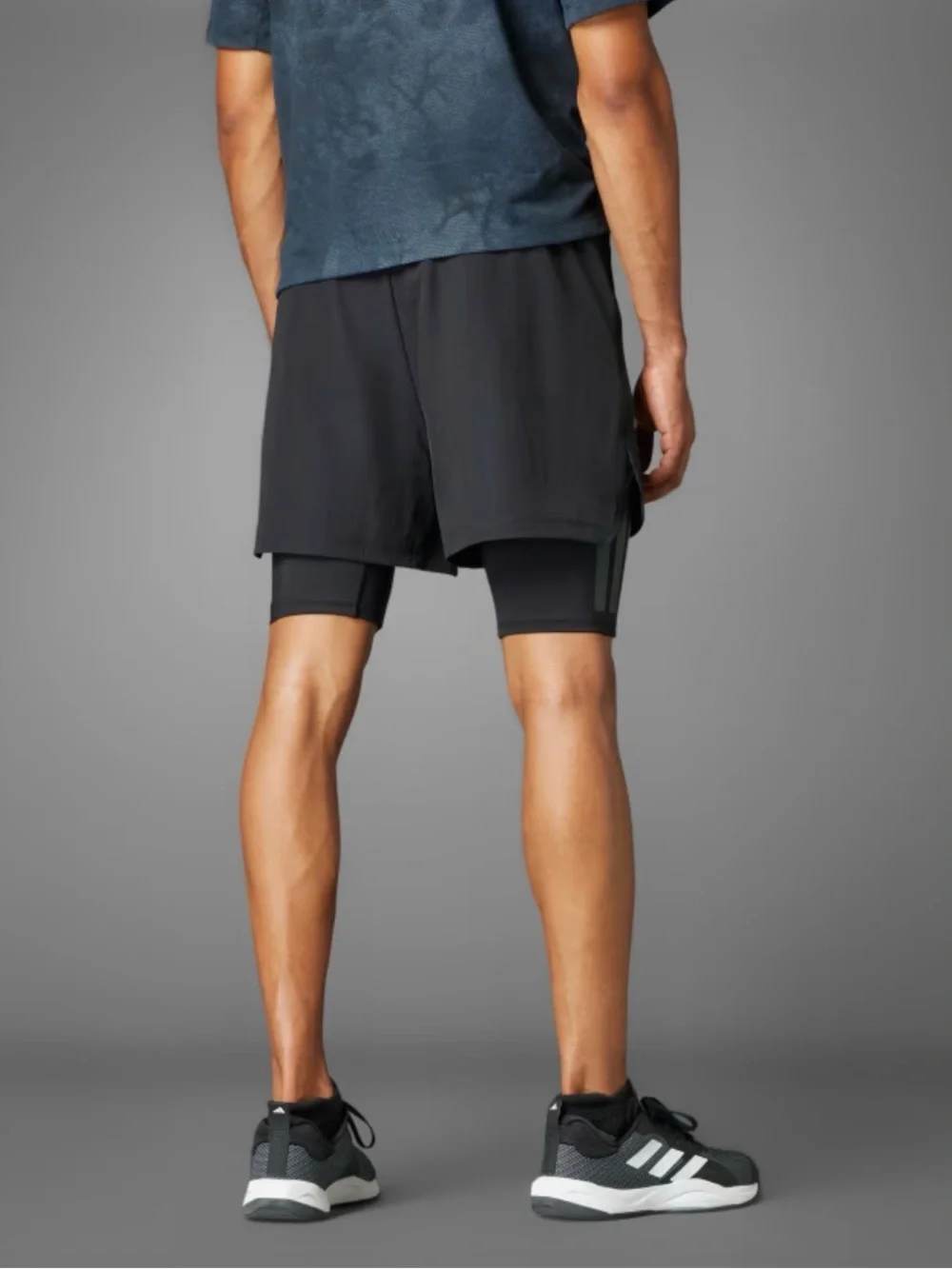 Adidas | 2-In-1 Prime Lift Shorts | Black | Large - Picture 2 of 7